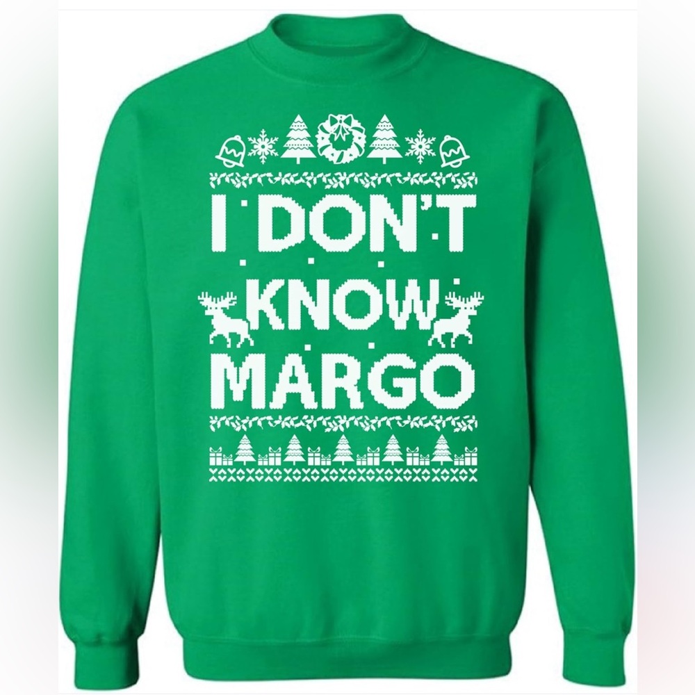 Awkward Styles I don’t know margo unisex’s crew neck Christmas sweatshirt